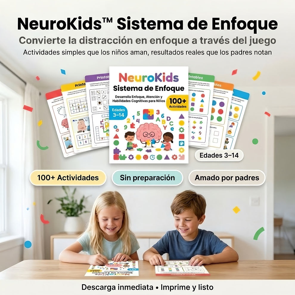 +100 Actividades Para Activar Atención, Enfoque y Aprendizaje (3 a 14 años)
