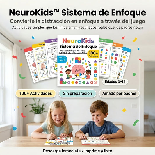 +100 Actividades Para Activar Atención, Enfoque y Aprendizaje (3 a 14 años)